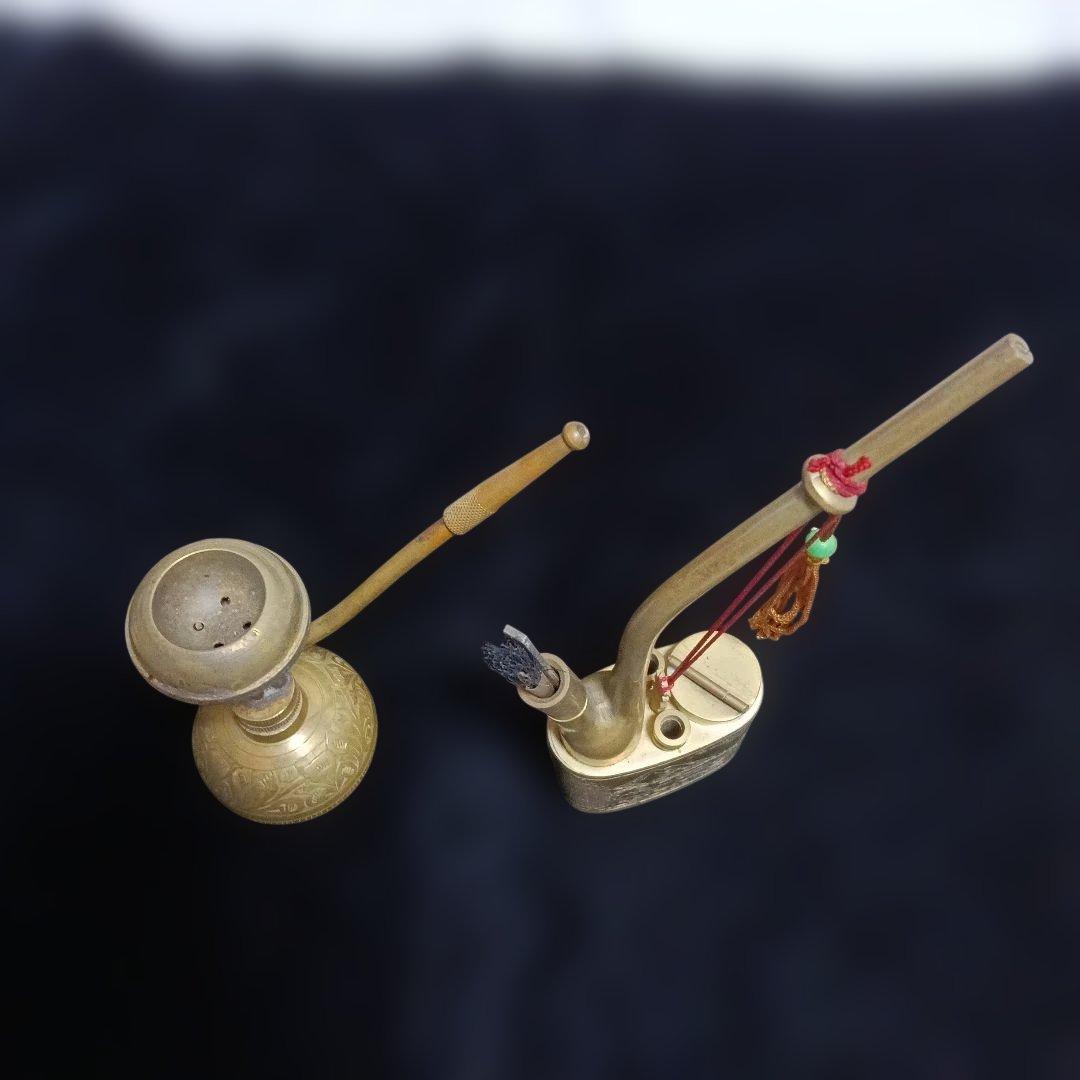 143.真鍮製アジア風装飾品 （絵画のモチーフ使用する。煙草機、予約確定
