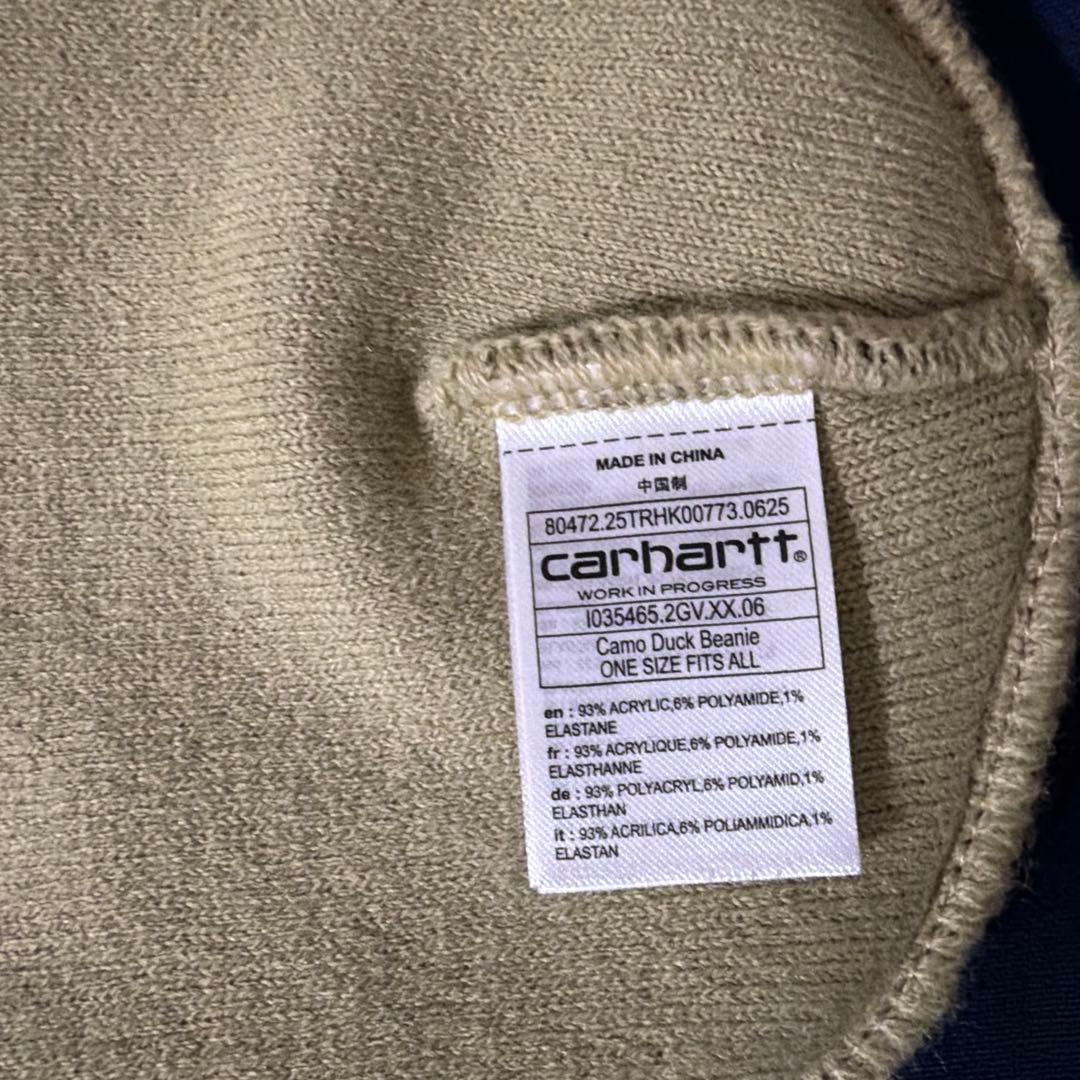 カーハート CAMO DUCK BEANIE