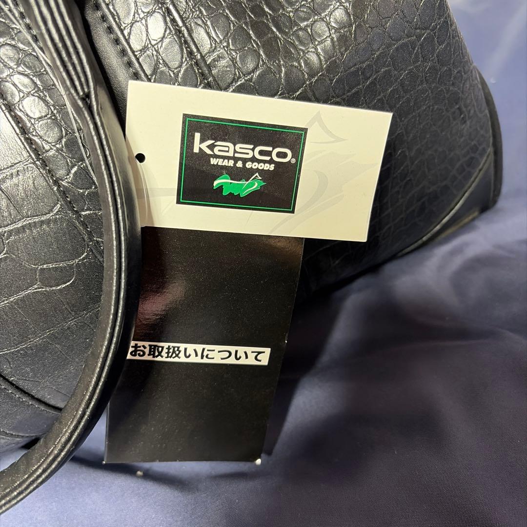 Kasco ブラック ボストンバッグ