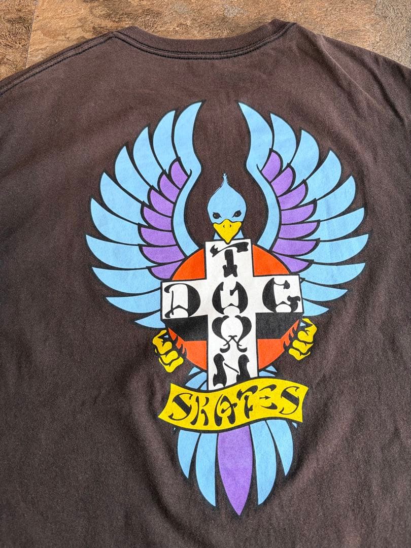 00s USA製 DOGTOWN ドッグタウン スケートTシャツ XL フェード