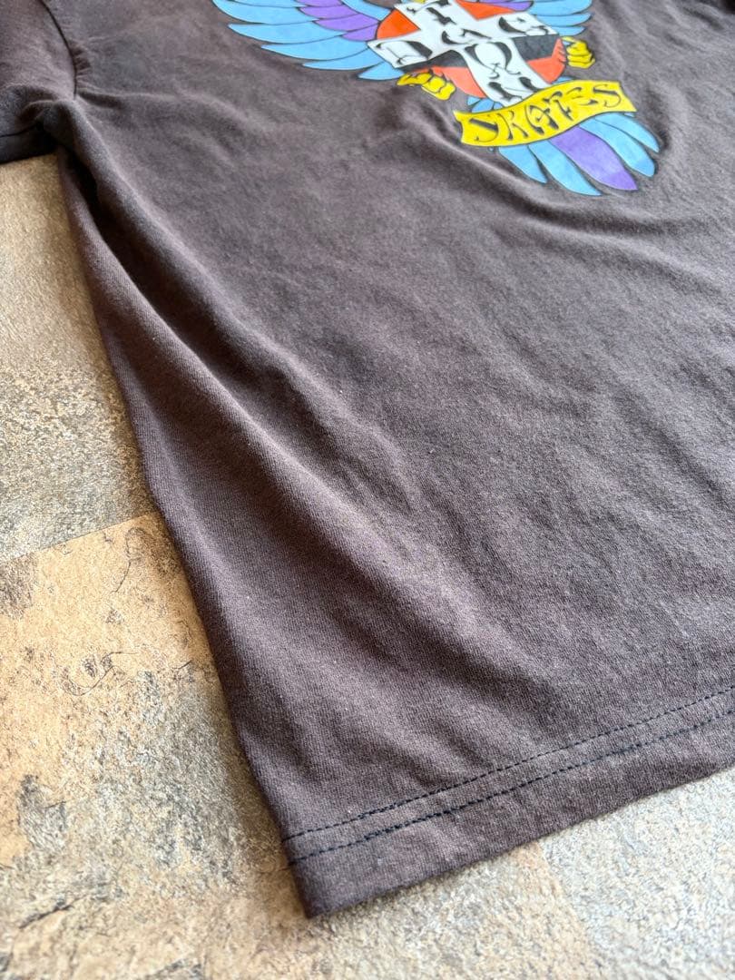 00s USA製 DOGTOWN ドッグタウン スケートTシャツ XL フェード