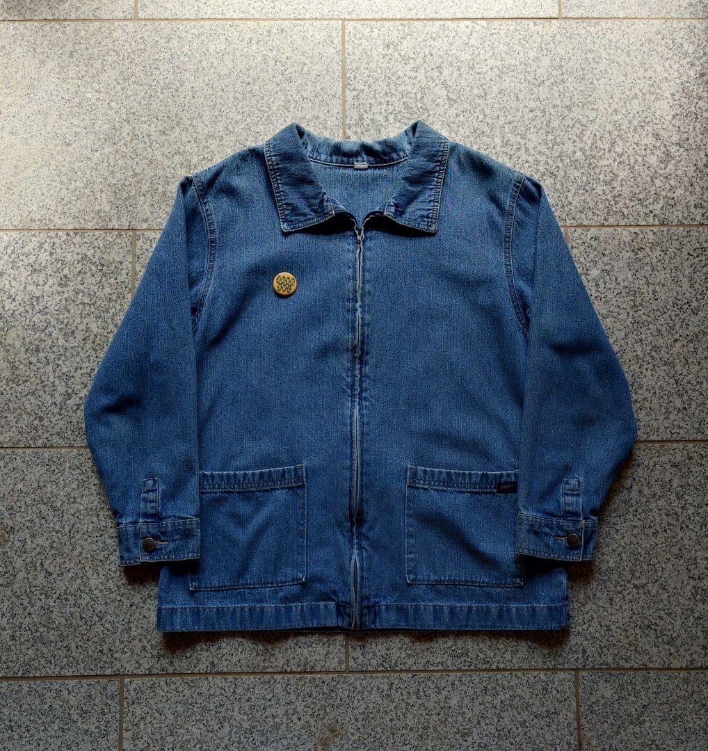 80s デニムカバーオール スイングトップ 60s 縦落ち