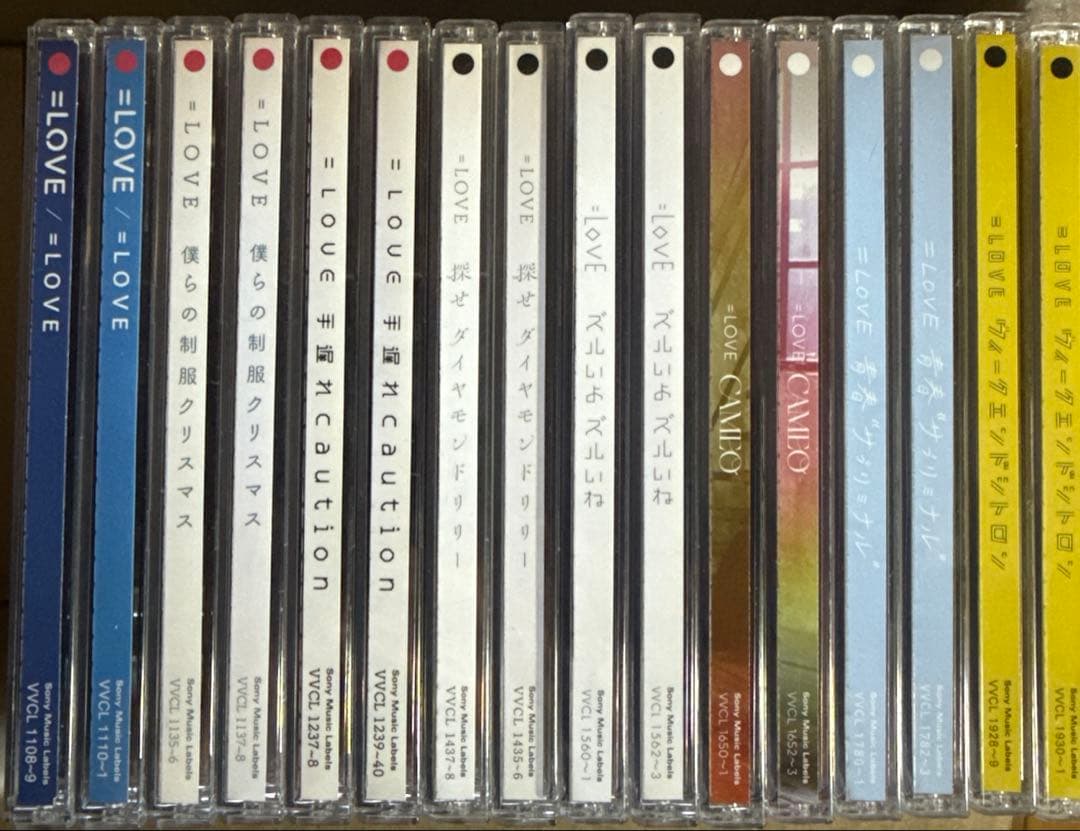 ＝LOVE イコラブ　初期　CD DVD 初回限定盤　16枚　まとめ売り