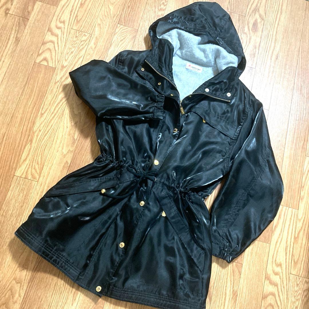 ☆アンドレルチアーノ ☆モッズコート アウター黒