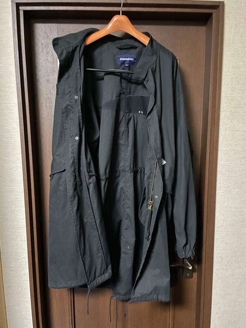 24aw descendant D-65 COAT 2 m 黒　コート