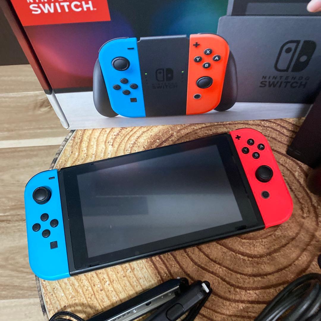 Nintendo Switch ニンテンドースイッチ本体　ネオン ④