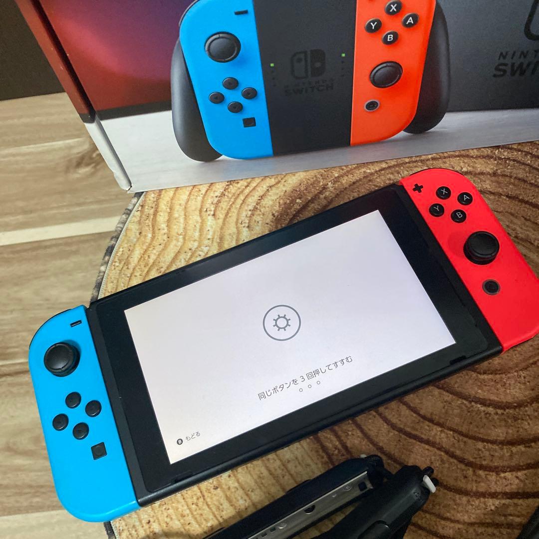 Nintendo Switch ニンテンドースイッチ本体　ネオン ④