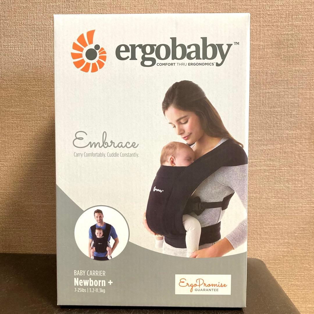【極美品】エルゴベビー　エンブレース　 ブラック　抱っこ紐