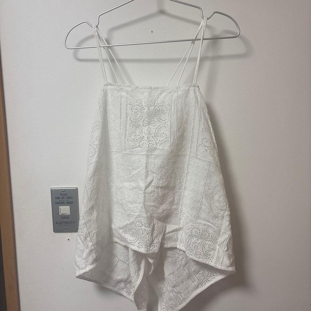 トップス credona CUTWORK LACE CAMI