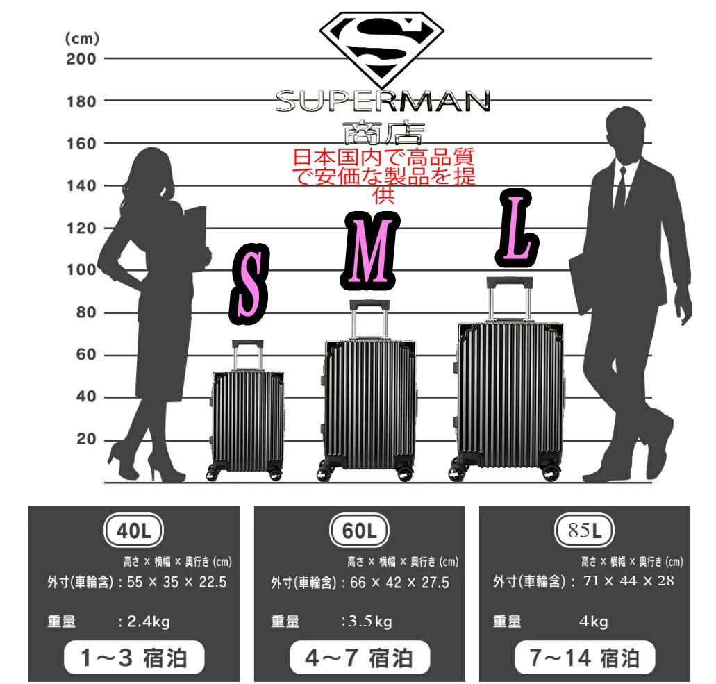 スーツケース キャリーケース M サイズ suicase vali バッグ E
