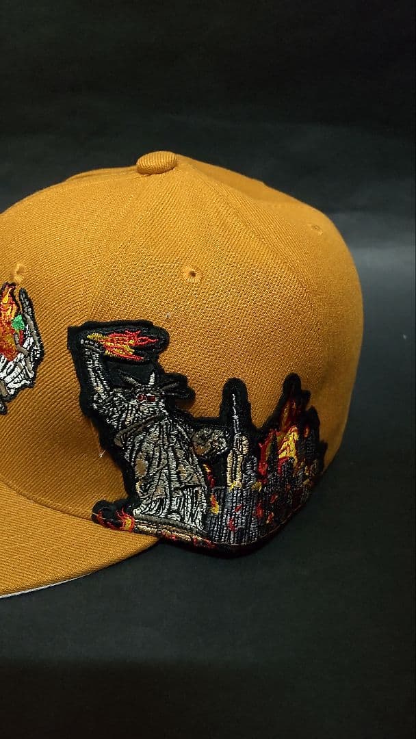 NewEra 59FIFTYxNZMU コラボキャップNYヤンキース3/8カーキ