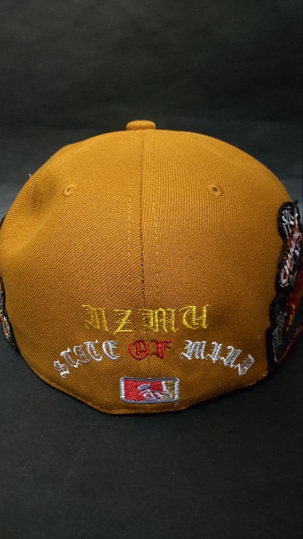 NewEra 59FIFTYxNZMU コラボキャップNYヤンキース3/8カーキ