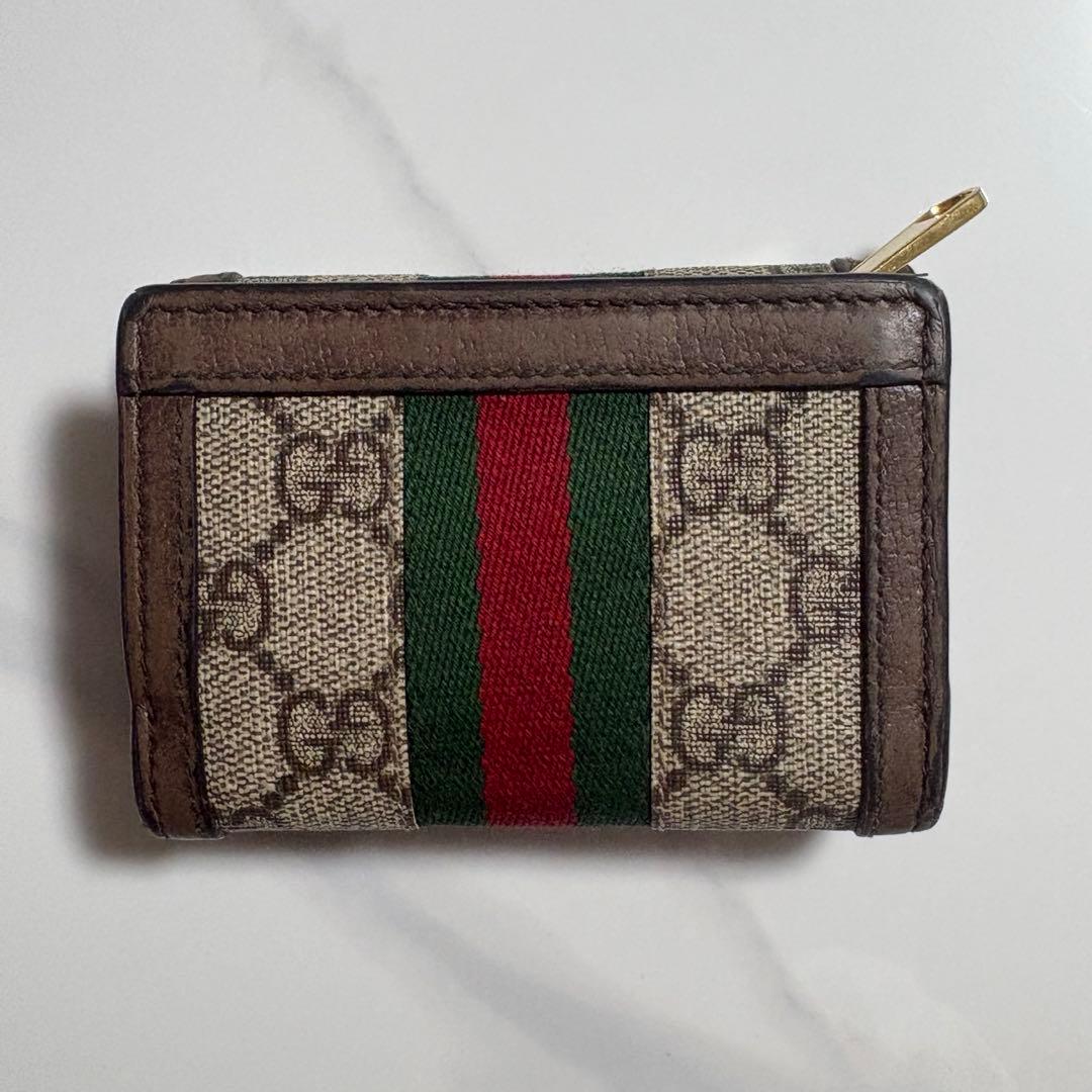 M*r様 GUCCI GGキャンバス 三つ折り財布