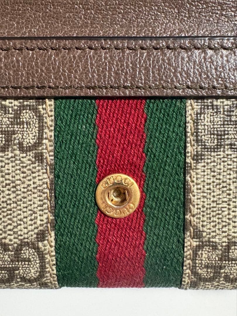 M*r様 GUCCI GGキャンバス 三つ折り財布
