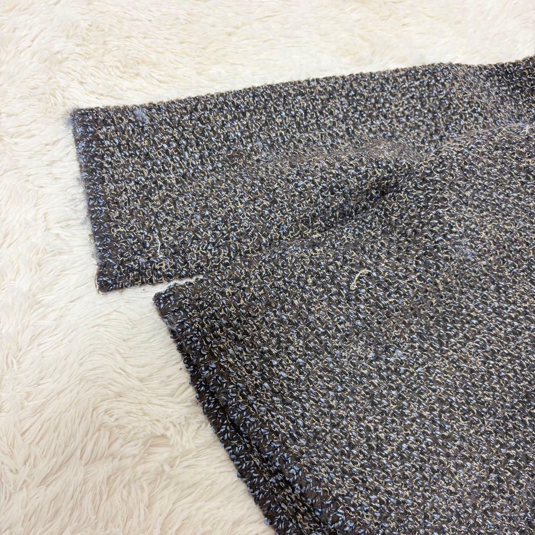 人気✨定価2.4万✨リヴドロワ　ツイードニットカーディガン　ノーカラージャケット