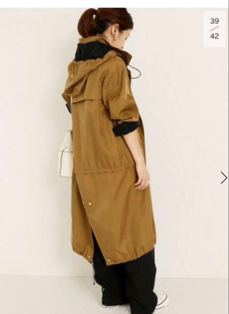 IENA フード付き モッズコート