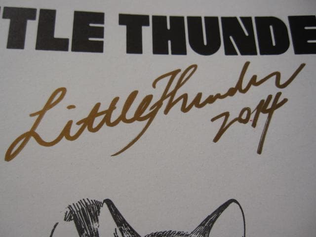 LITTOLE THUNDER REMEMBER TO FORGET 直筆サイン