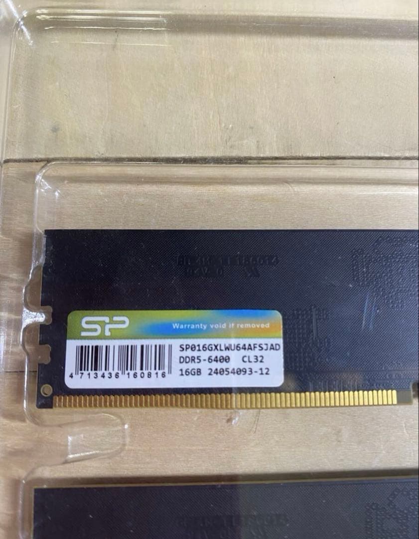 DDR5-6400 32GB （16GB2）メモリ デスクトップ用 ジャンク品