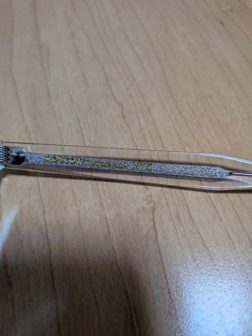 X*8様 MOSCOT GELT ゲルト クリアフレーム グラデーション ブルー