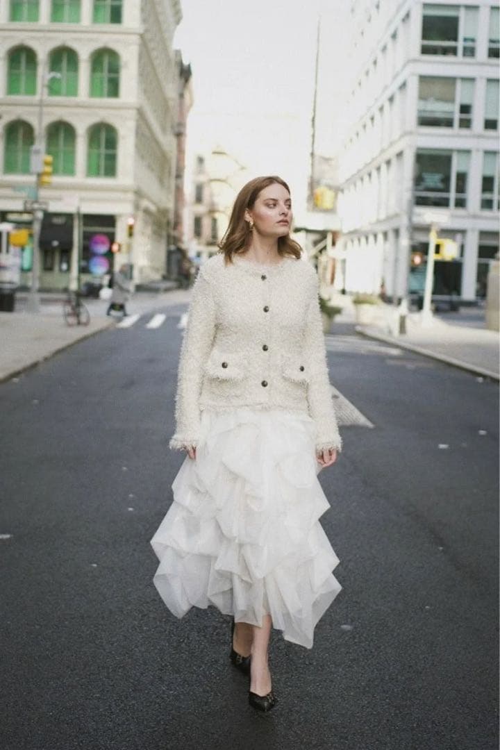 スカート The toe Iris Tulle Skirt