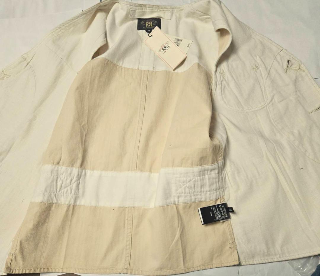 【新品未使用】DOUBLE RL ベージュ ベスト（XL)