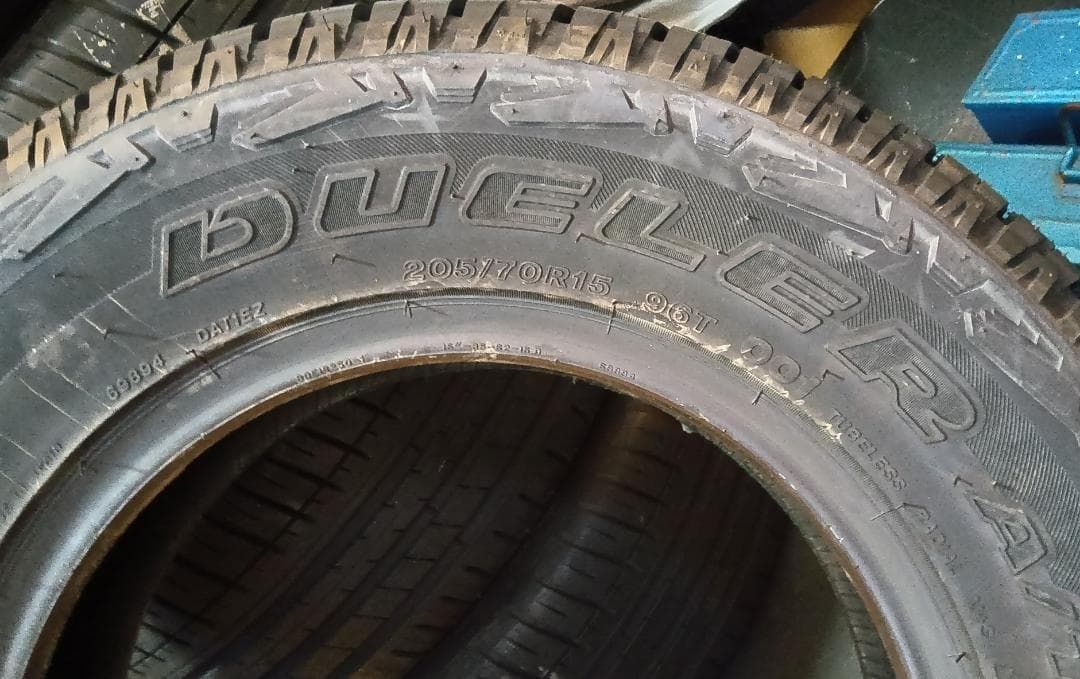 【その②】料含2本未使用ブリヂストンデューラーA/T001　205/70R15