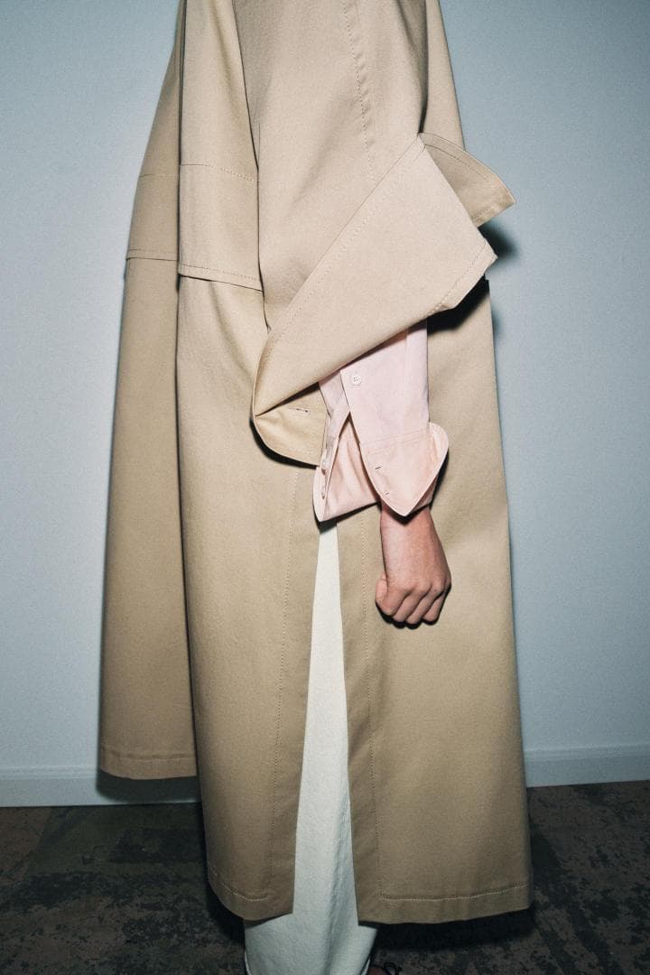 ZARA オーバーサイズスカーフディテールトレンチコート Sサイズ