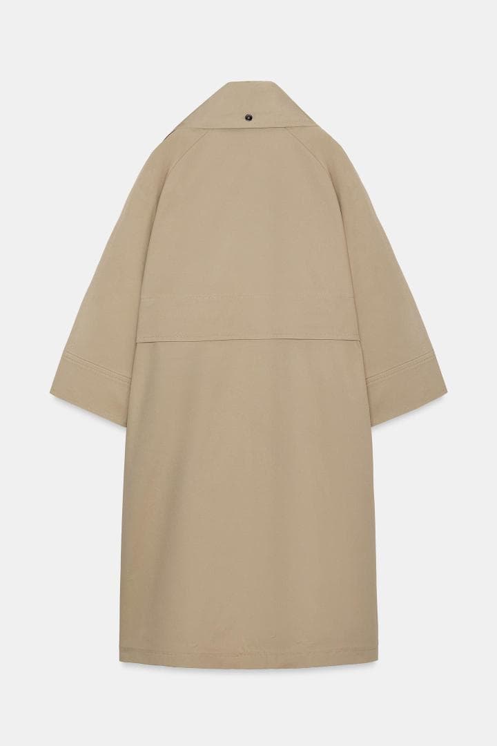 ZARA オーバーサイズスカーフディテールトレンチコート Sサイズ