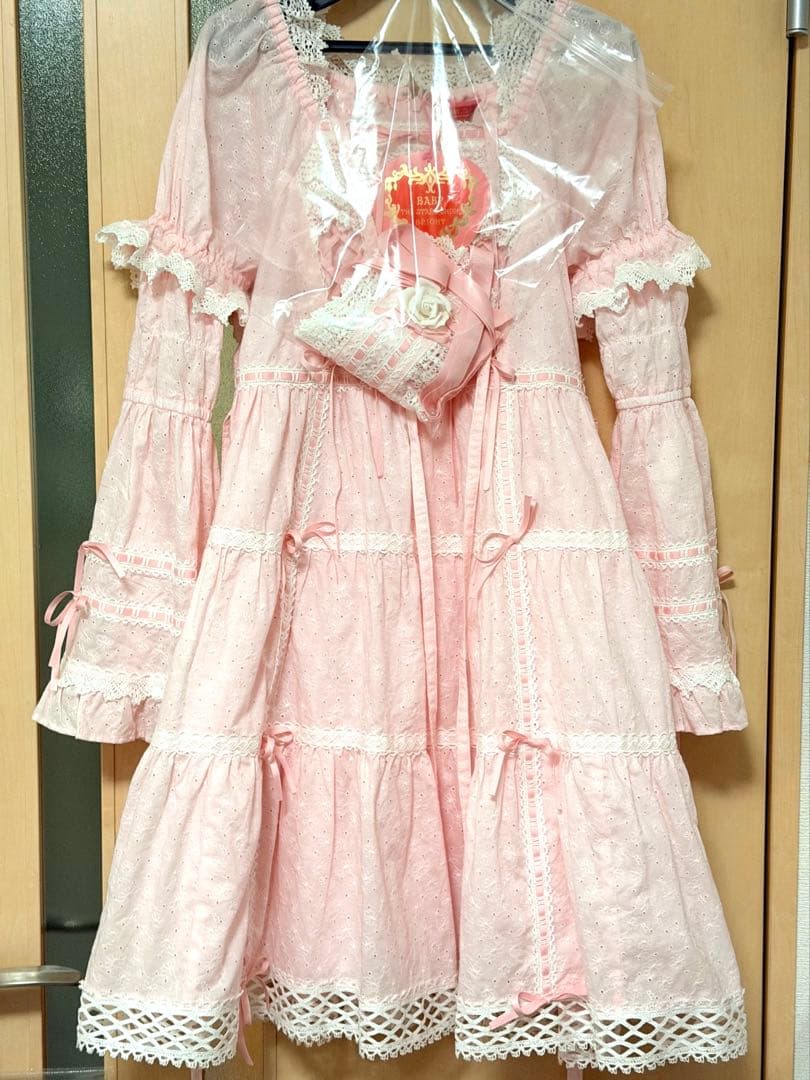 BABYはわせドールワンピースピンク