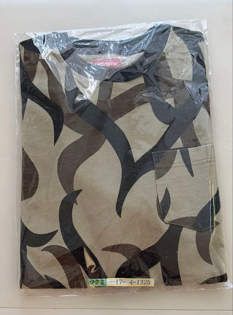 Supreme Tribal Camo 19AW 迷彩 ロングTシャツ　Lサイズ