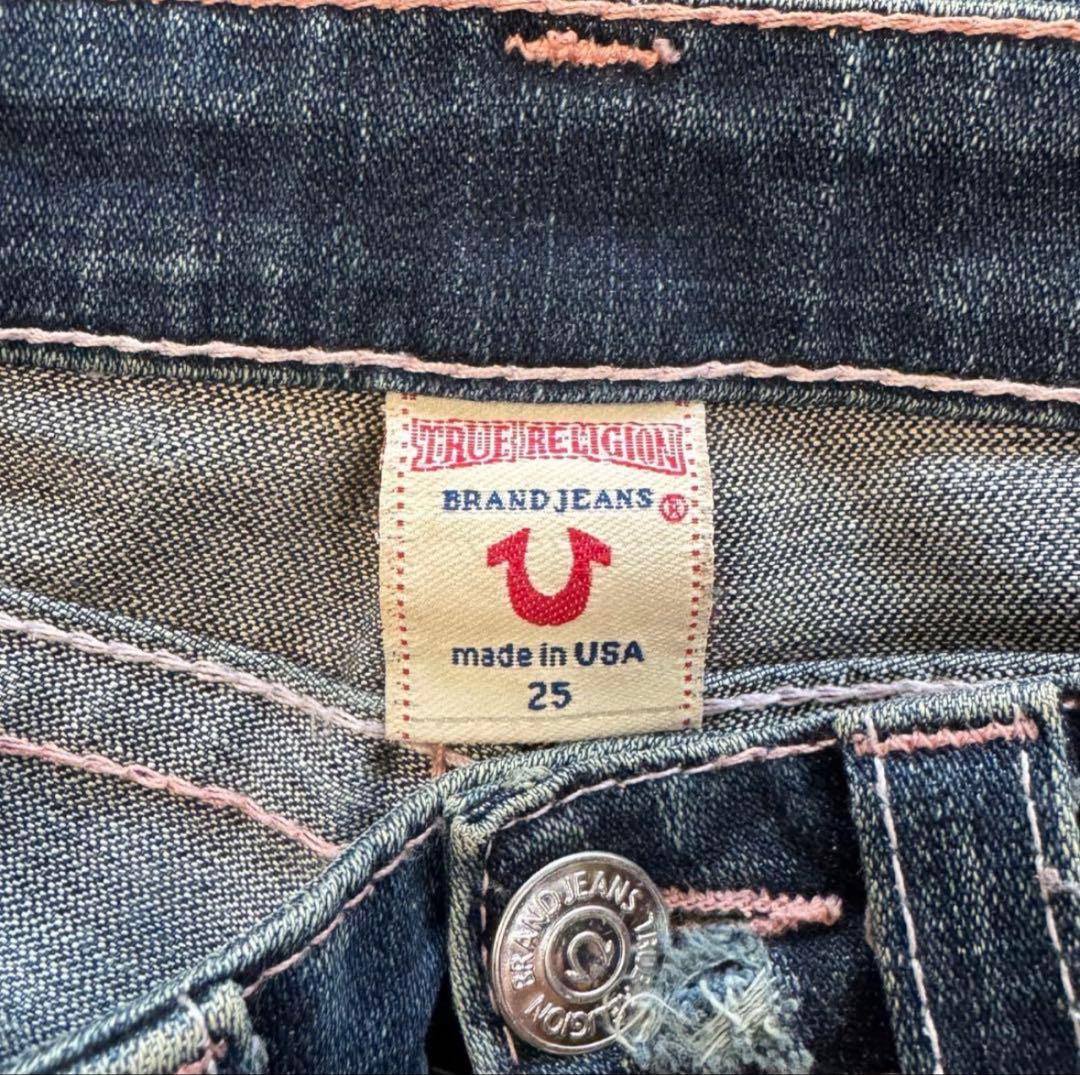 TRUERELIGION ローライズブーツカットフレアデニム25