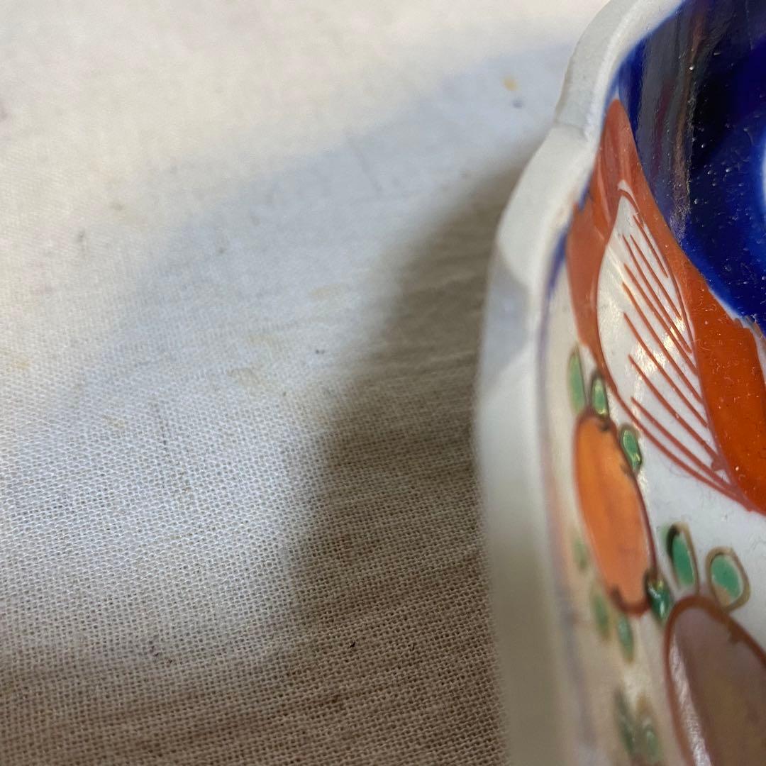 伊万里　古伊万里　中皿　色絵　２客