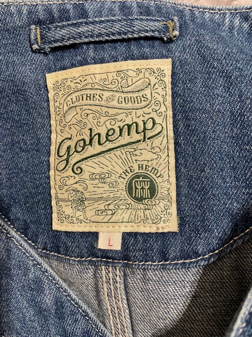 GOHEMP ゴーヘンプ 9oz NO COLLAR COVER ALL