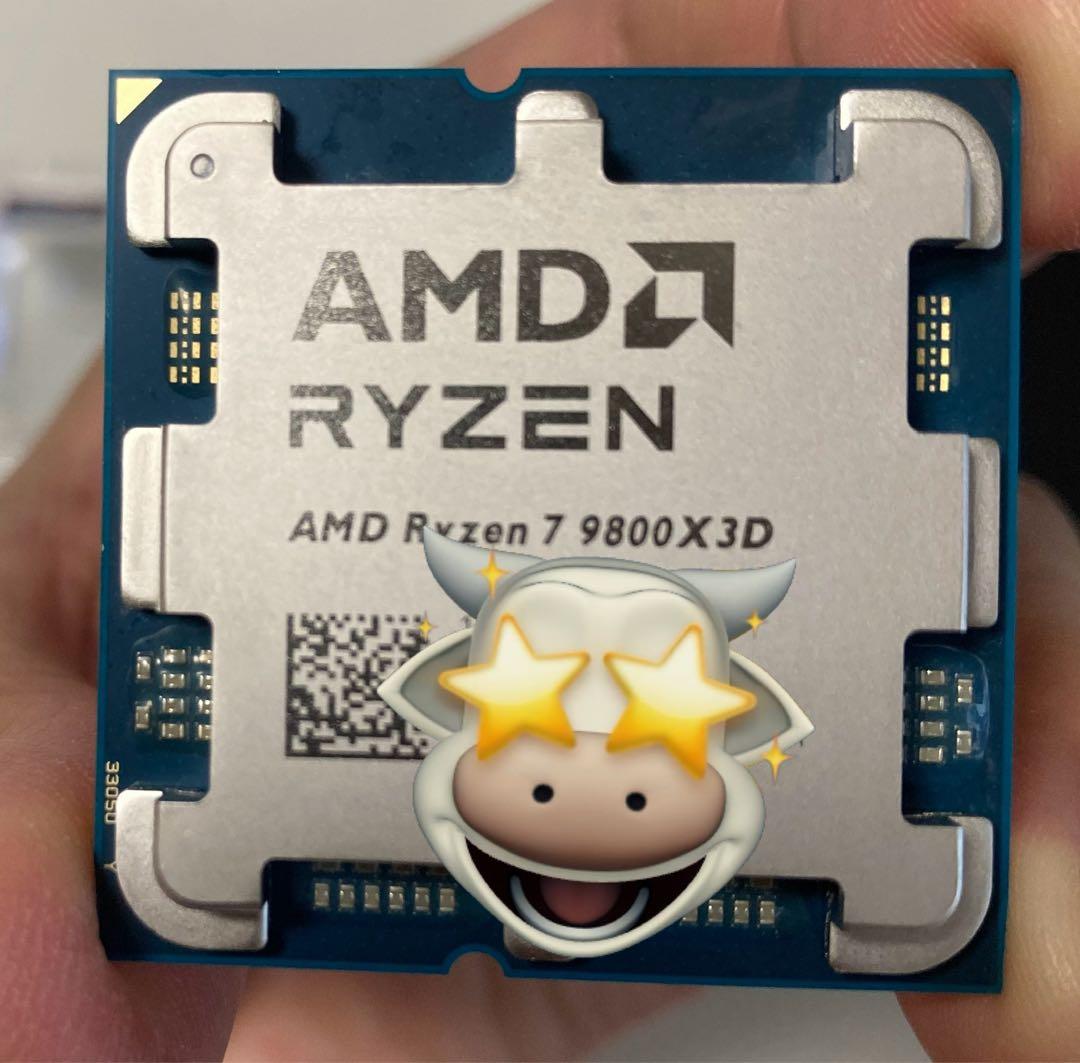 日本正規代理店購入　保証書付　[美品]　Ryzen 7 9800X3D