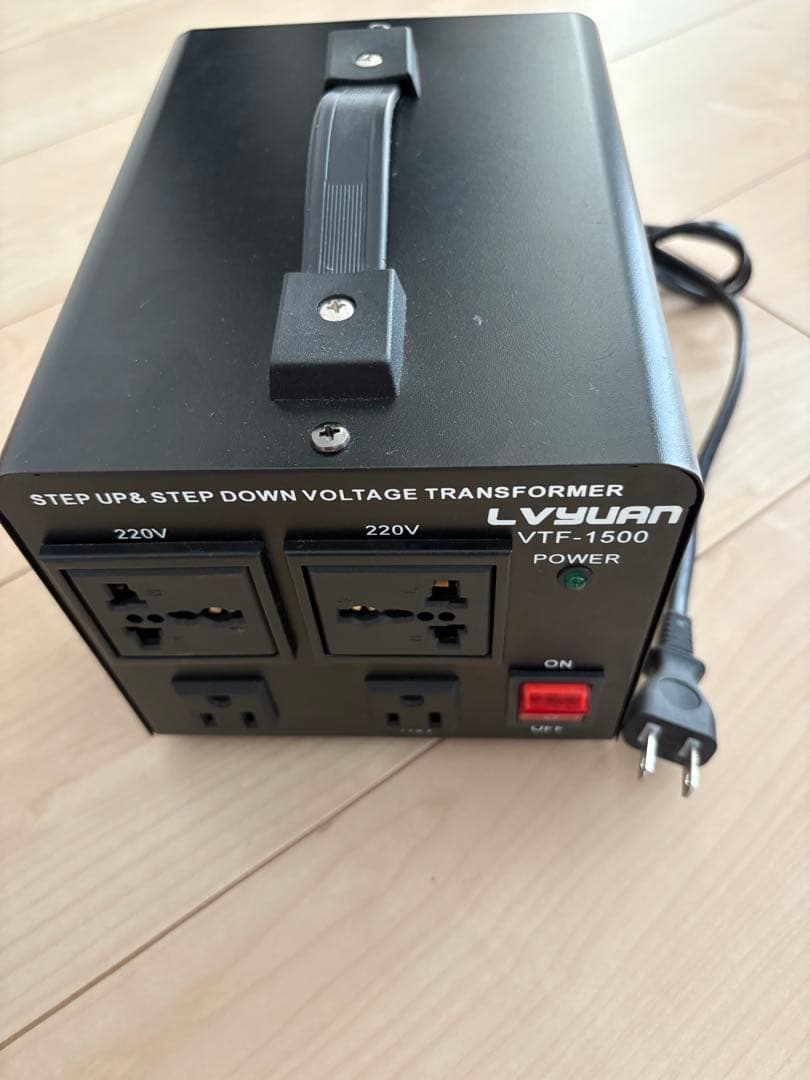 Lvyuan VTF-1500 変圧器 220V-110V