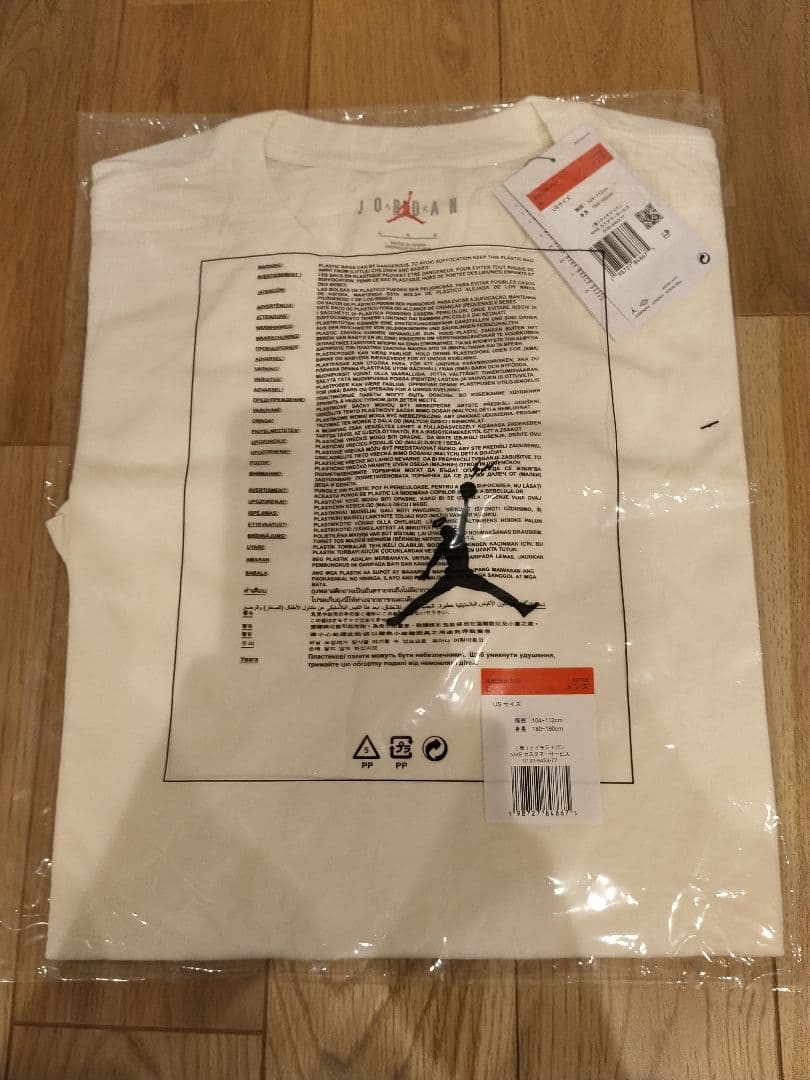 【送料込み】ナイキ エアジョーダン フラグメント ユニオン Tシャツ Lサイズ