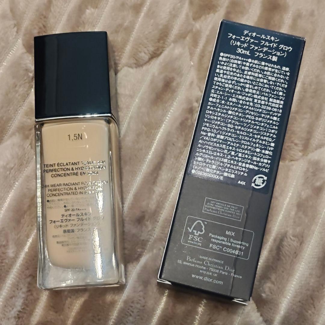 ファンデーション Dior Forever Skin Glow 1.5N 30ml