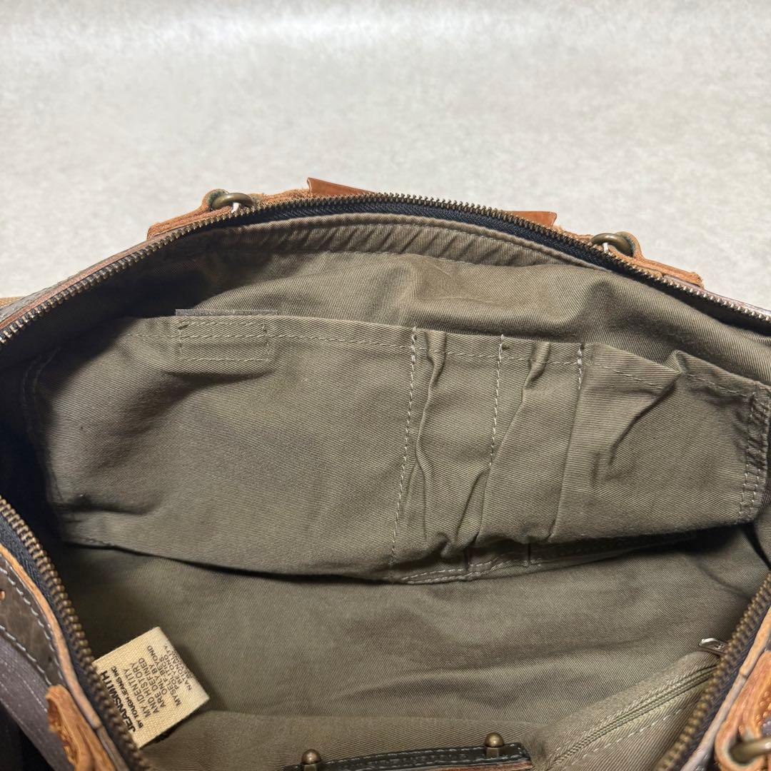 【タフジーンズスミス】希少　ボストンバッグUSED加工　ミリタリーvintage