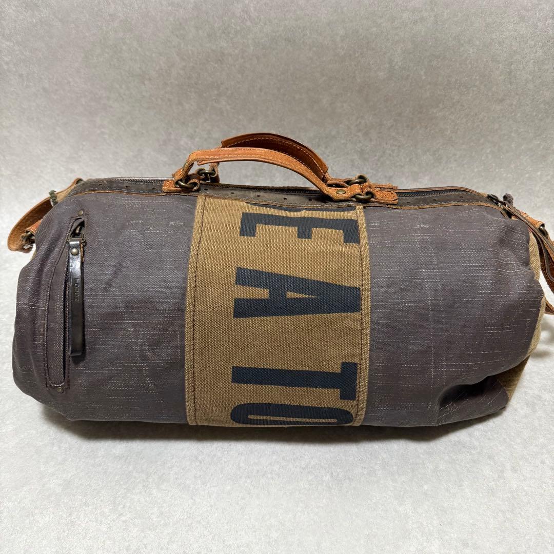 【タフジーンズスミス】希少　ボストンバッグUSED加工　ミリタリーvintage