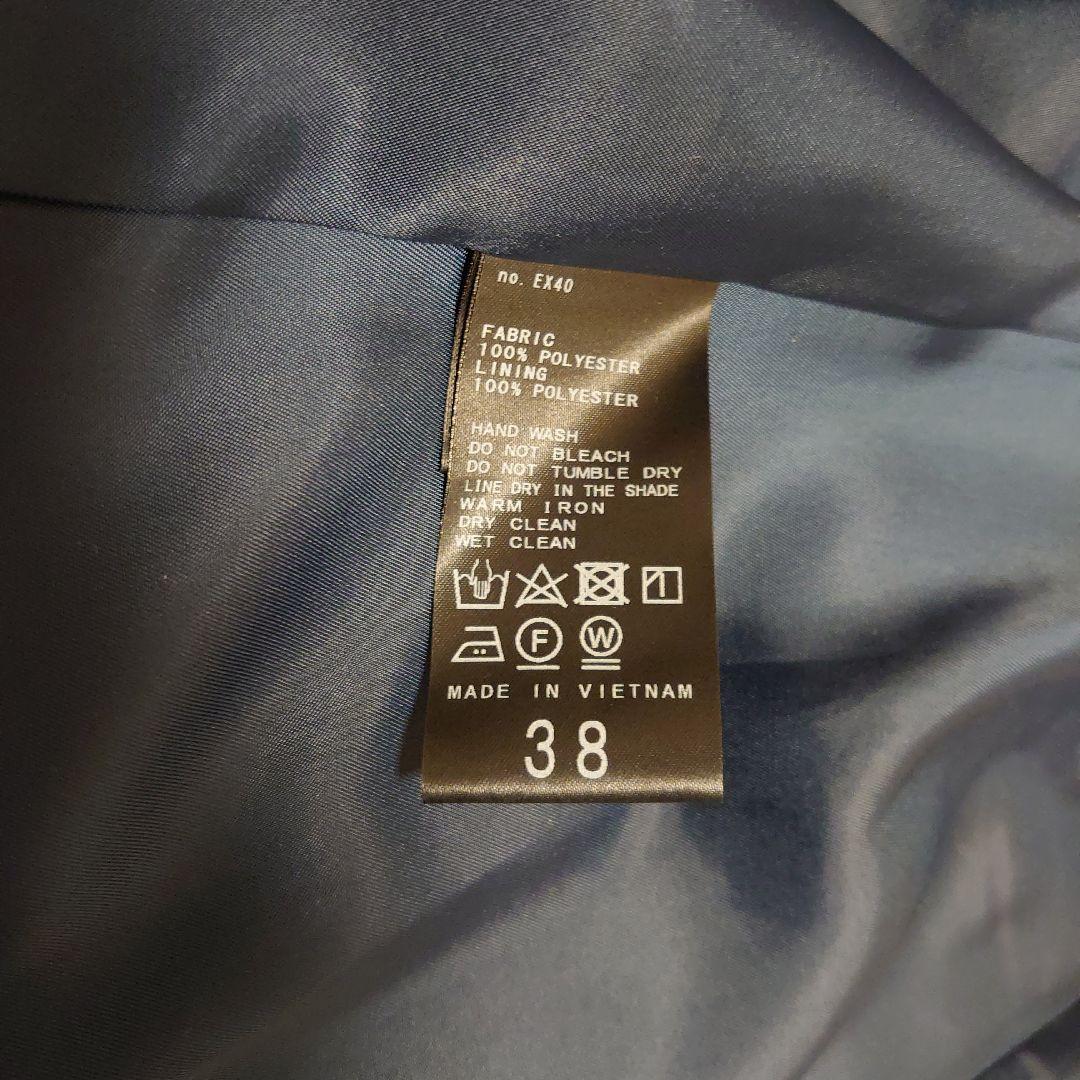 SLOBE IENA ウォッシャブル ツイル ジャケット ネイビー 38