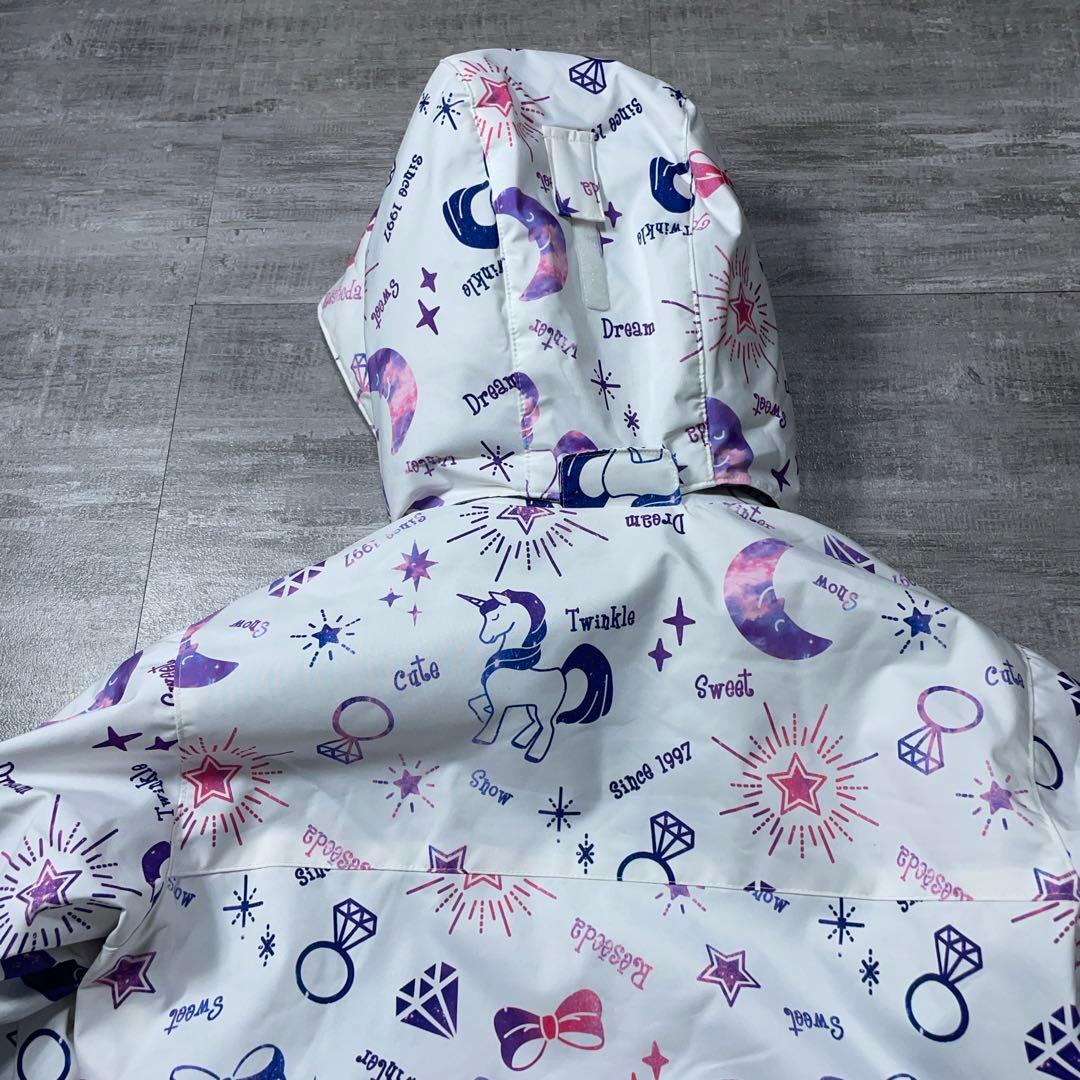 美品 人気★ RESEEDA 女の子 スキーウェア 160cm ユニコーン