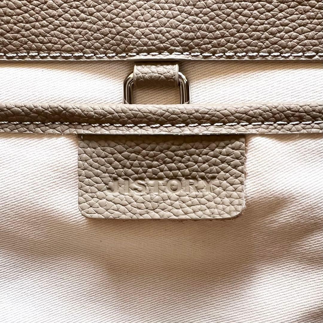 JISTORY　SIDE BELT BOSTON BAG　レザーボストンバッグ