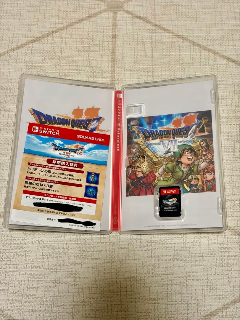 【特典コード未使用】Switch ドラゴンクエストVII Reimagined