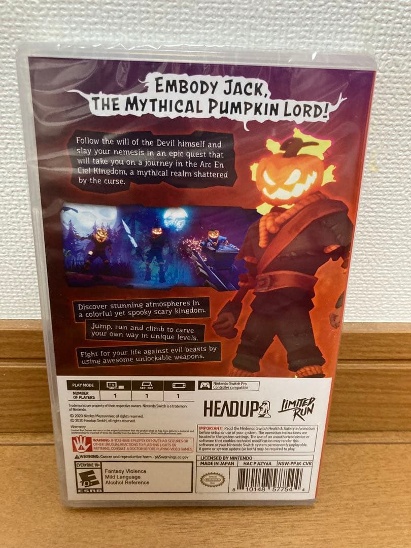PUMPKIN JACK Nintendo Switch パッケージ版