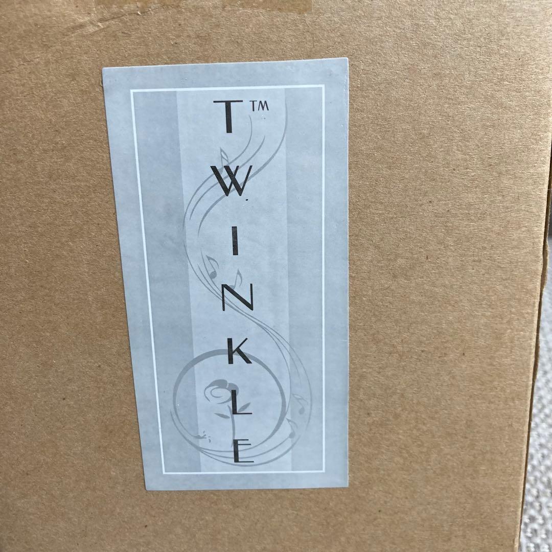【新品　希少】twinkle社　スノードーム　白馬の親子　スノードーム 美術館