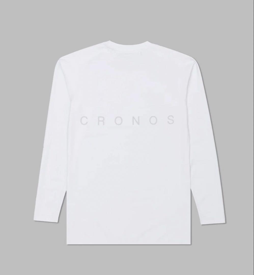 CRONOS ホワイト 長袖Tシャツ