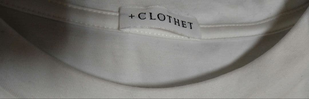 ☆美品☆＋CLOTHET GIZA45 ロングスリーブ ドレスT ホワイト 3