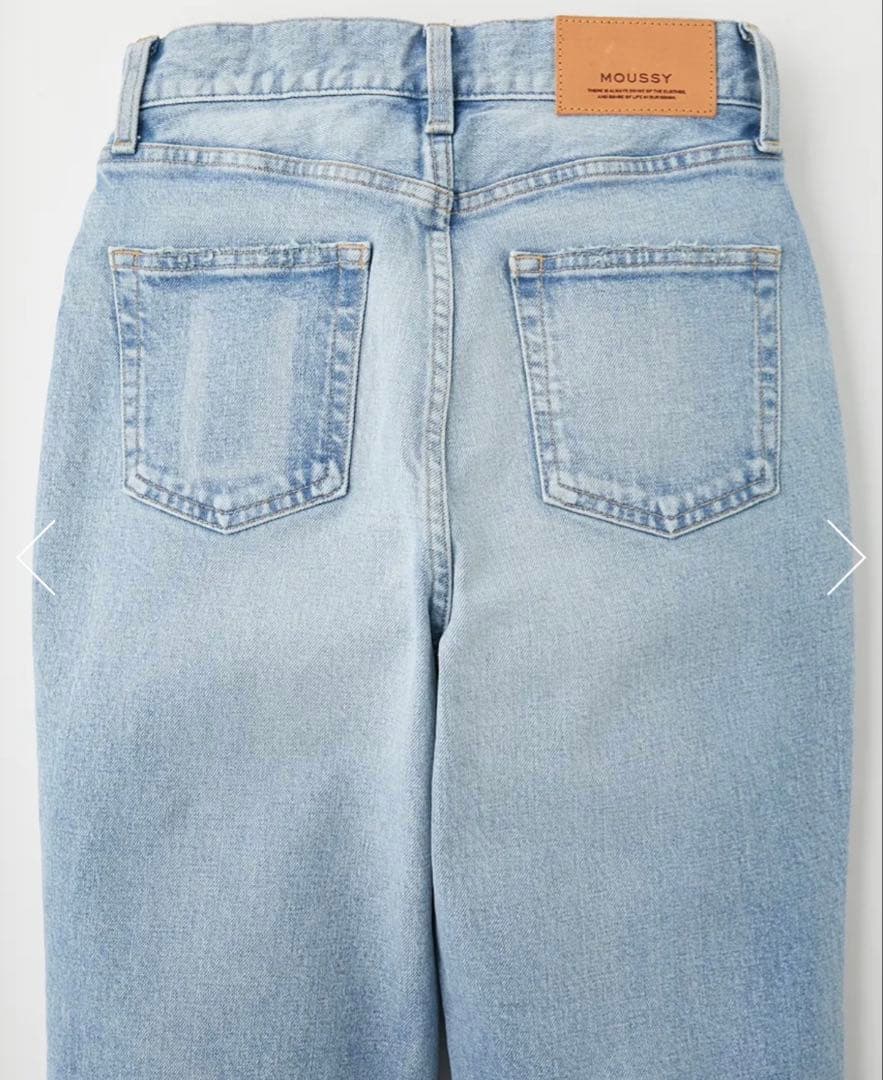 パンツ MOUSSY MVS L/BLU FLARE