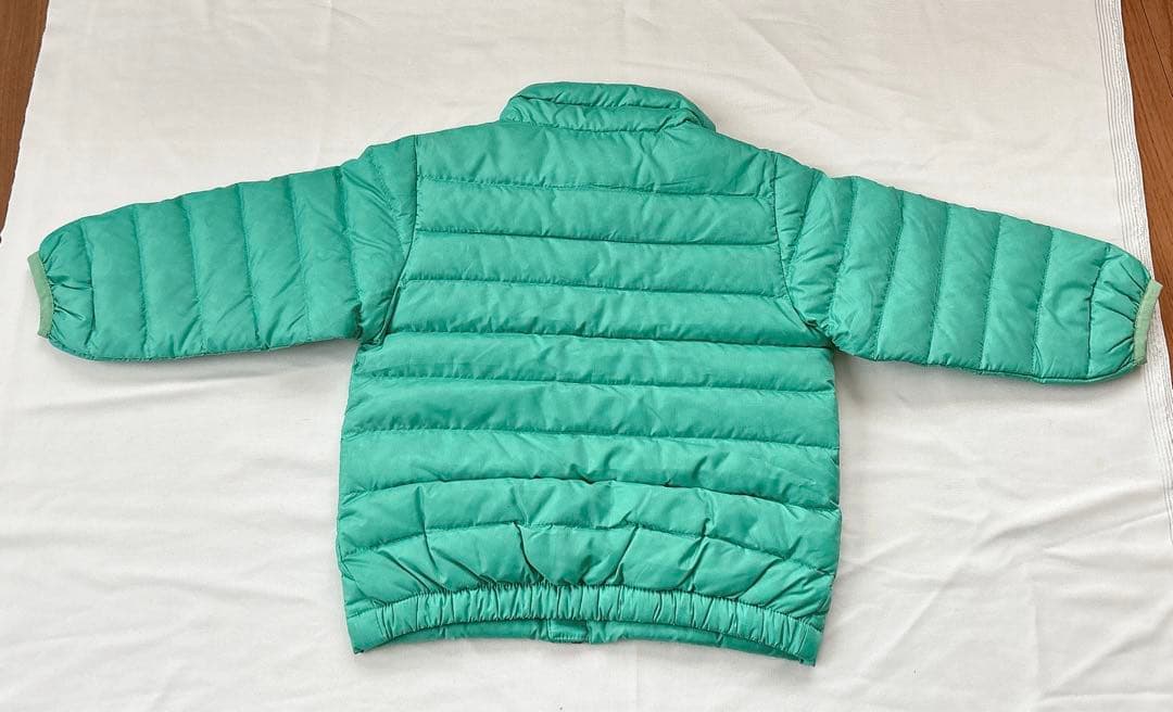 新品タグ付きpatagonia 12M約80㎝ミントグリーン ダウンジャケット