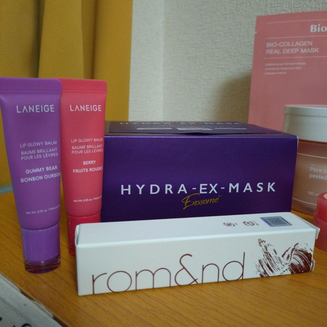 パック・フェイスマスク Biodance & LANEIGE & rom&nd & numbuzin